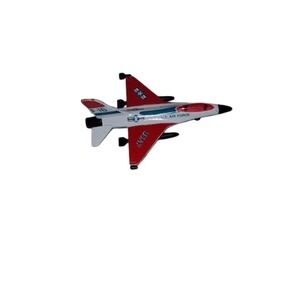 Vintage‎ Zee Toys USAF F-16 Fighter Jet Diecast Model Airplane